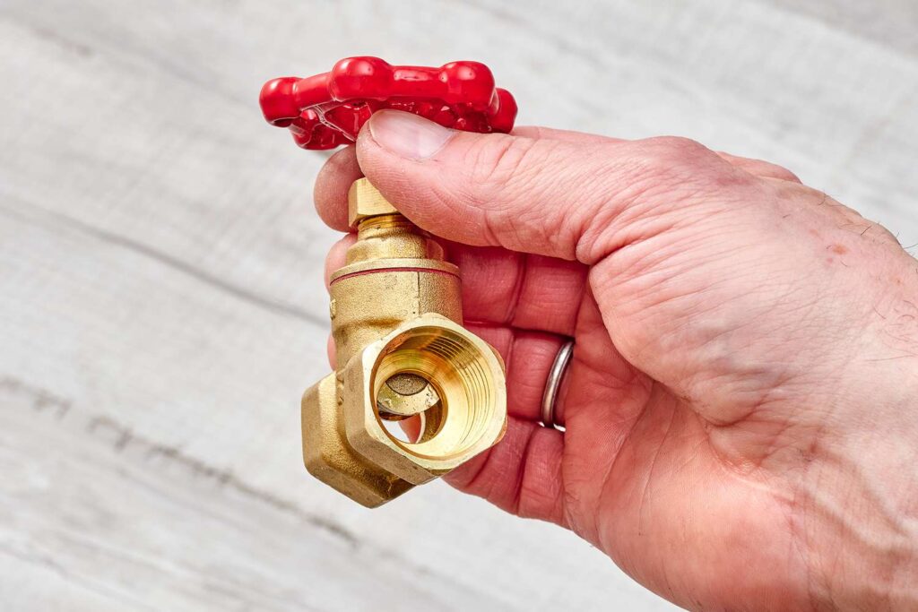 shut off valve for galvanized pipe