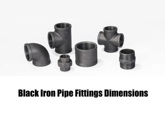 black pipe fitting dimensions